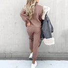 Lavinque outfit set Rose cendré / S Ensemble Sweat et Jogging | Confort & Style | Tendance Décontractée