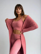 Lavinque Outfit set Rose / S Ensemble 2 Pièces Décontracté | Côtelé | Confort et Style Minimaliste