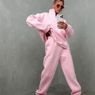 Lavinque outfit set Rose / S Ensemble Loungewear | Lilas | Douillet et Stylé