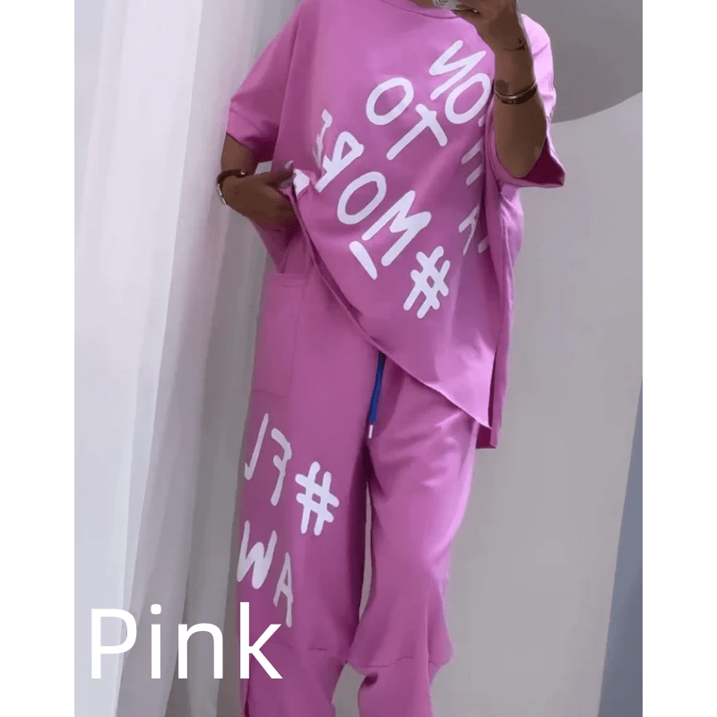 Lavinque outfit set Rose / S Ensemble Streetwear Oversize | Confort &  Style Urbain | Look Tendance