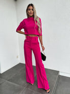 Lavinque outfit set Rose / S Ensemble Tailleur | Élégance Moderne | Chic et Sophistiqué