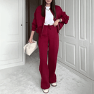 Lavinque outfit set Rouge / S Ensemble Sweat et Pantalon | Confortable | Style Décontracté