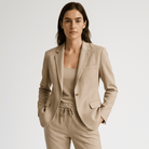 Lavinque Outfit set Tailleur Décontracté Bleu | Chic et Confort | Veste & Pantalon Coordonnés