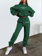 Lavinque outfit set Vert foncé / S Ensemble Survêtement | Confort & Style | Casual Tendance