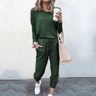 Lavinque Outfit set Vert forêt / S Ensemble Décontracté Femme | Bleu Cobalt | Ultra Confort & Style Quotidien