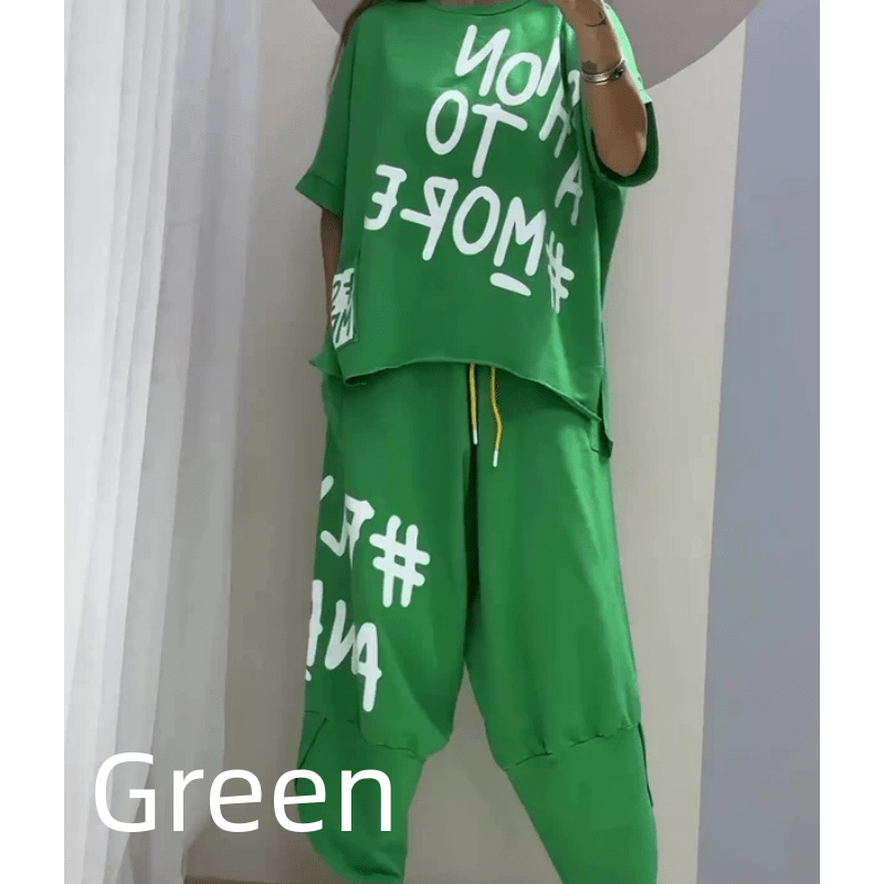 Lavinque outfit set Vert / S Ensemble Streetwear Oversize | Confort &  Style Urbain | Look Tendance