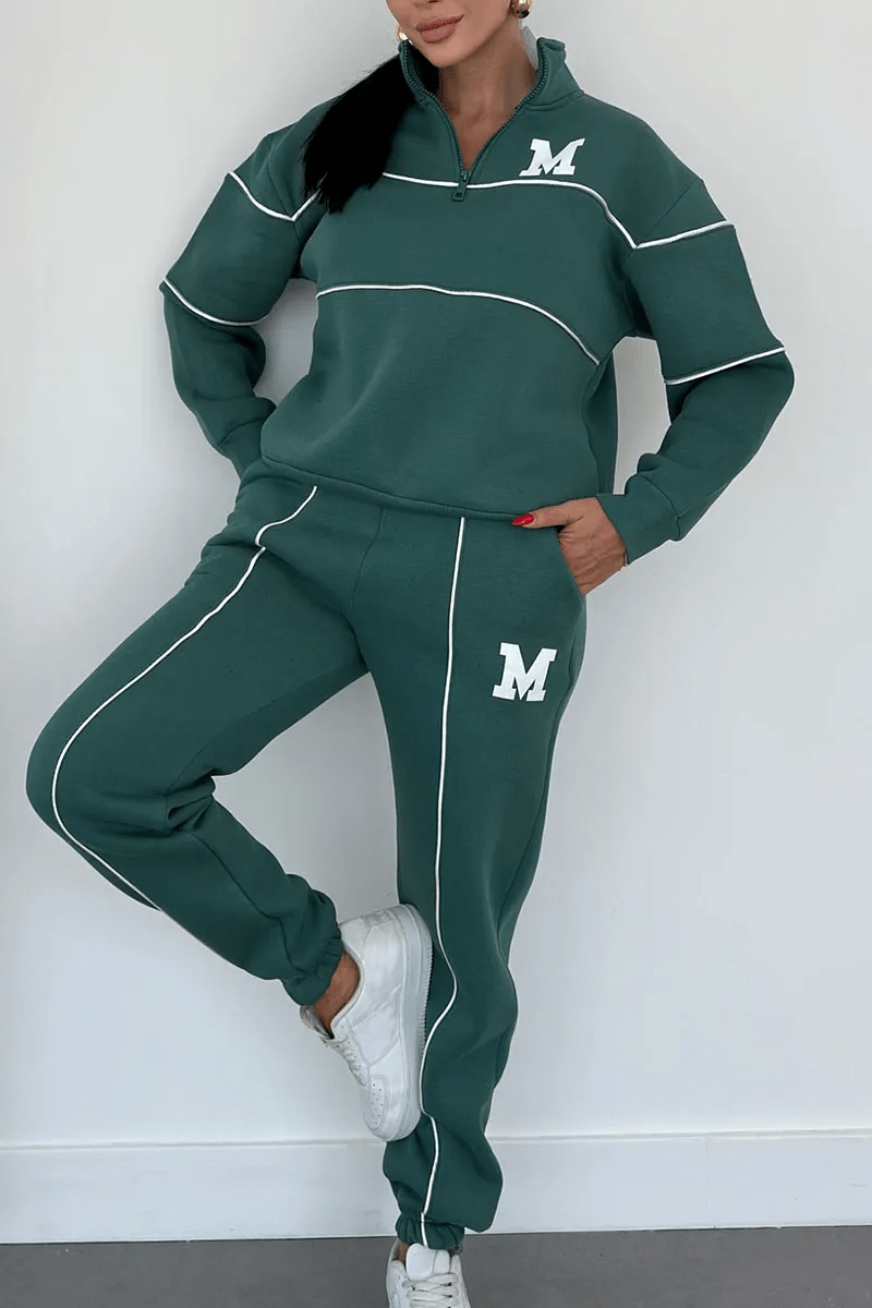 Lavinque outfit set Vert / S Ensemble Survêtement Hiver | Coton & Polyester | Confort et Style