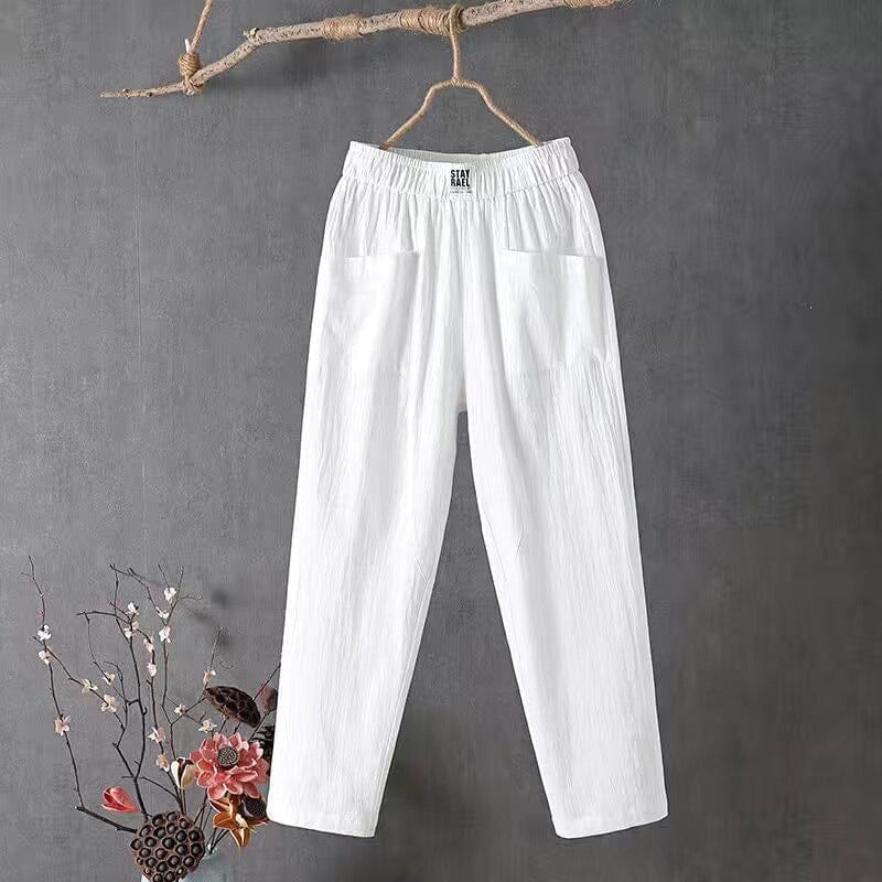 Lavinque Pants Blanc / S Pantalon de jogging | Rose pâle | Confort et style décontracté