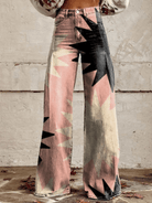 Lavinque Pants Couleur Mixte / S Pantalon Évasé Abstrait | Imprimé Graphique | Audace et Fluidité