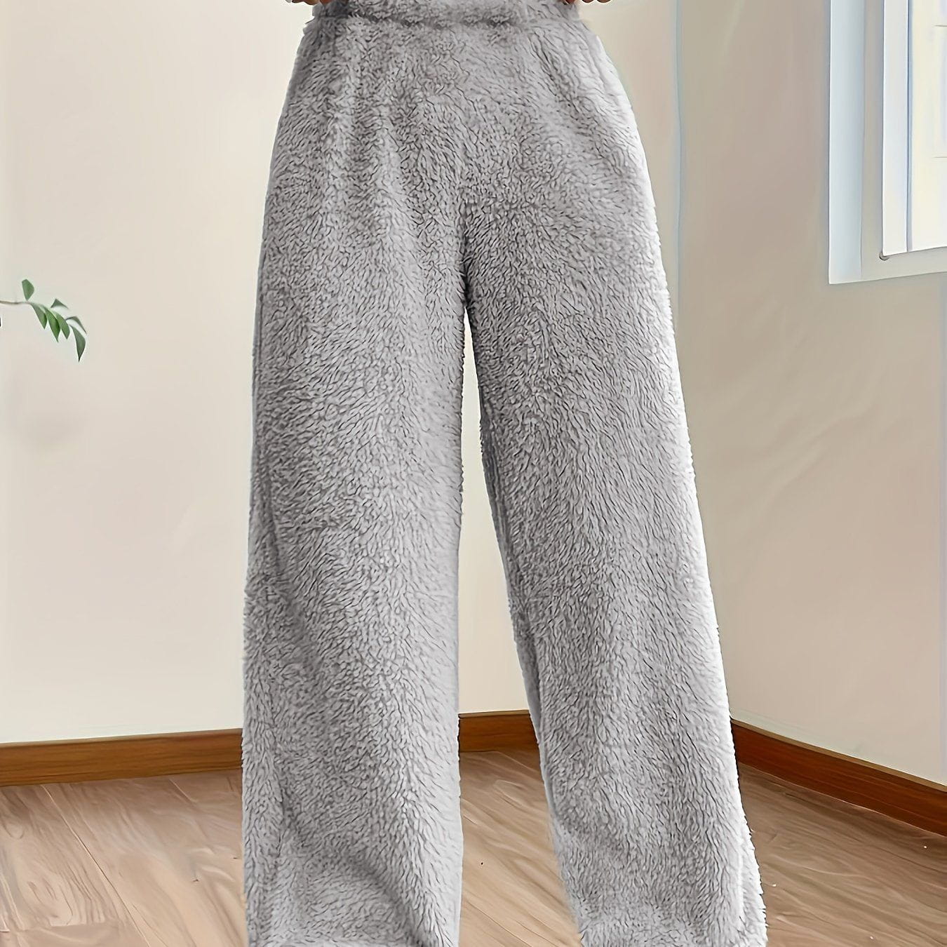 Lavinque Pants Gris / S Pantalon Polaire Gris | Large | Ultra Douillet et Décontracté