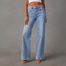 Lavinque Pants Jean Large Taille Haute | Coupe Évasée | Tendance et Confortable