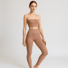 Lavinque Pants Marron / S Legging Léopard Taille Haute | Sculptant et Stretch | Style Sport Chic
