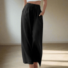 Lavinque Pants Noir / S Pantalon Large | Fluide et Confortable | Élégance Décontractée
