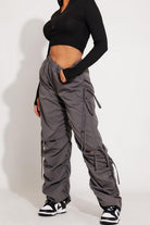 Lavinque Pants Pantalon Cargo Gris | Cordon Ajustable | Streetwear et Confort