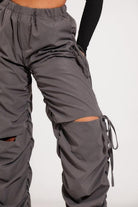 Lavinque Pants Pantalon Cargo Gris | Cordon Ajustable | Streetwear et Confort
