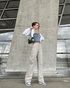Lavinque Pants Pantalon Cargo Large | Taille Haute | Tendance et Confortable