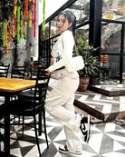 Lavinque Pants Pantalon Cargo Large | Taille Haute | Tendance et Confortable
