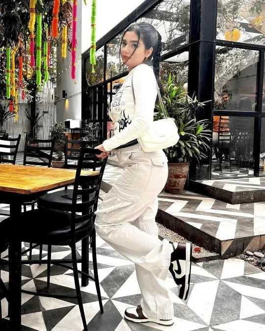Lavinque Pants Pantalon Cargo Large | Taille Haute | Tendance et Confortable