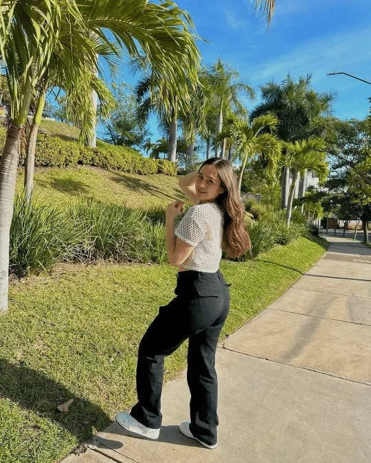 Lavinque Pants Pantalon Cargo Large | Taille Haute | Tendance et Confortable