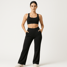Lavinque Pants Pantalon Évasé Sport | Taille Haute | Confort Stretch