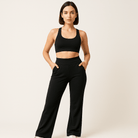 Lavinque Pants Pantalon Évasé Sport | Taille Haute | Confort Stretch