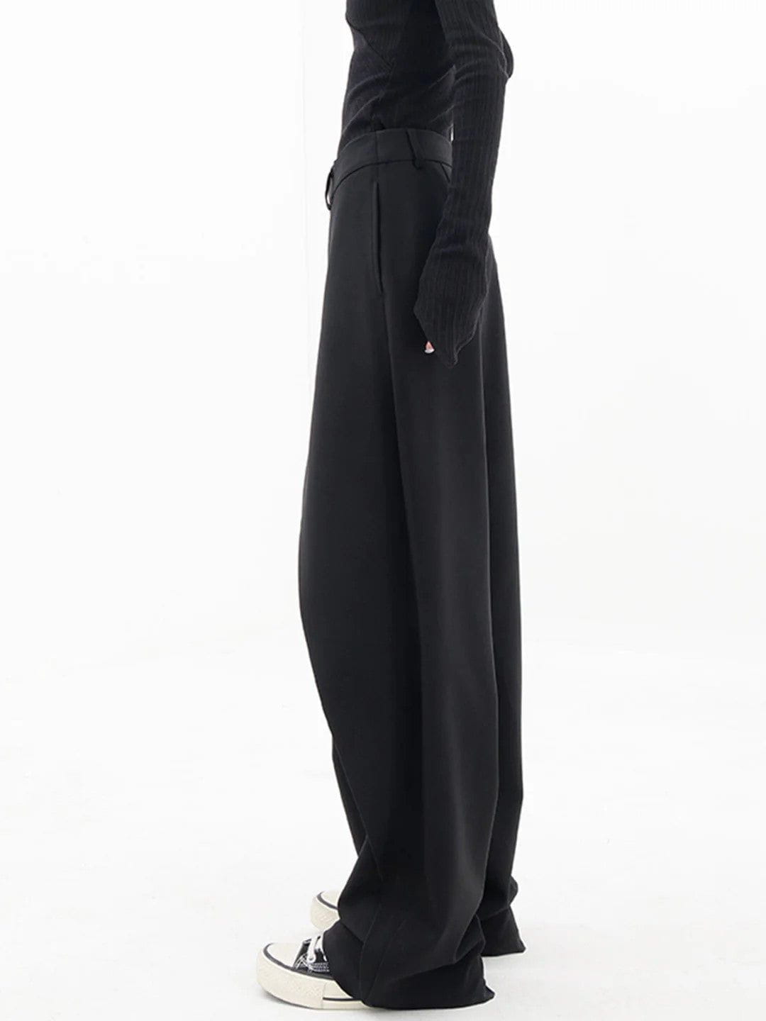 Lavinque Pants Pantalon Large Asymétrique | Style Avant-Gardiste | Fluide et Structuré