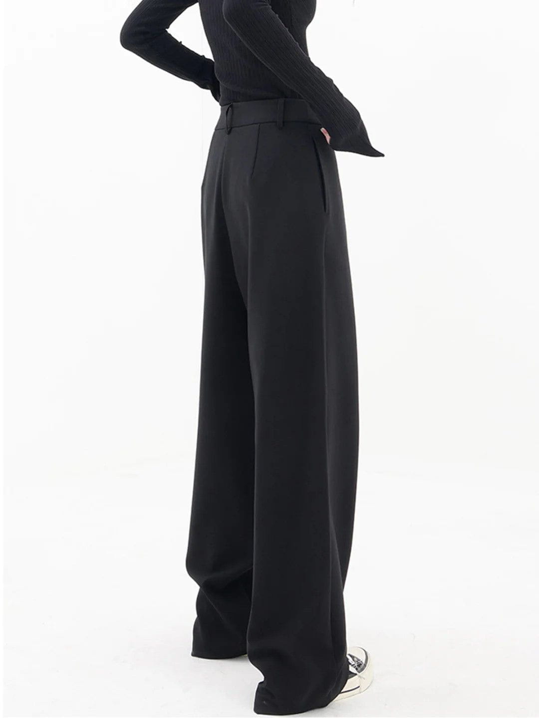 Lavinque Pants Pantalon Large Asymétrique | Style Avant-Gardiste | Fluide et Structuré
