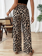 Lavinque Pants Pantalon Large Léopard | Taille Élastique | Audacieux et Confortable