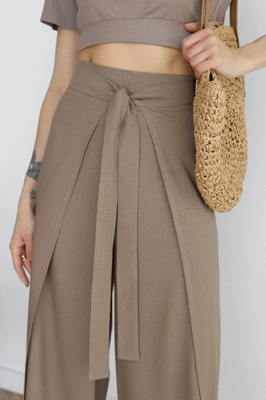 Lavinque Pants Pantalon Large Taille Haute | Élégance & Confort | Style Moderne