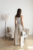 Lavinque Pants Pantalon Large Taille Haute | Élégance & Confort | Style Moderne