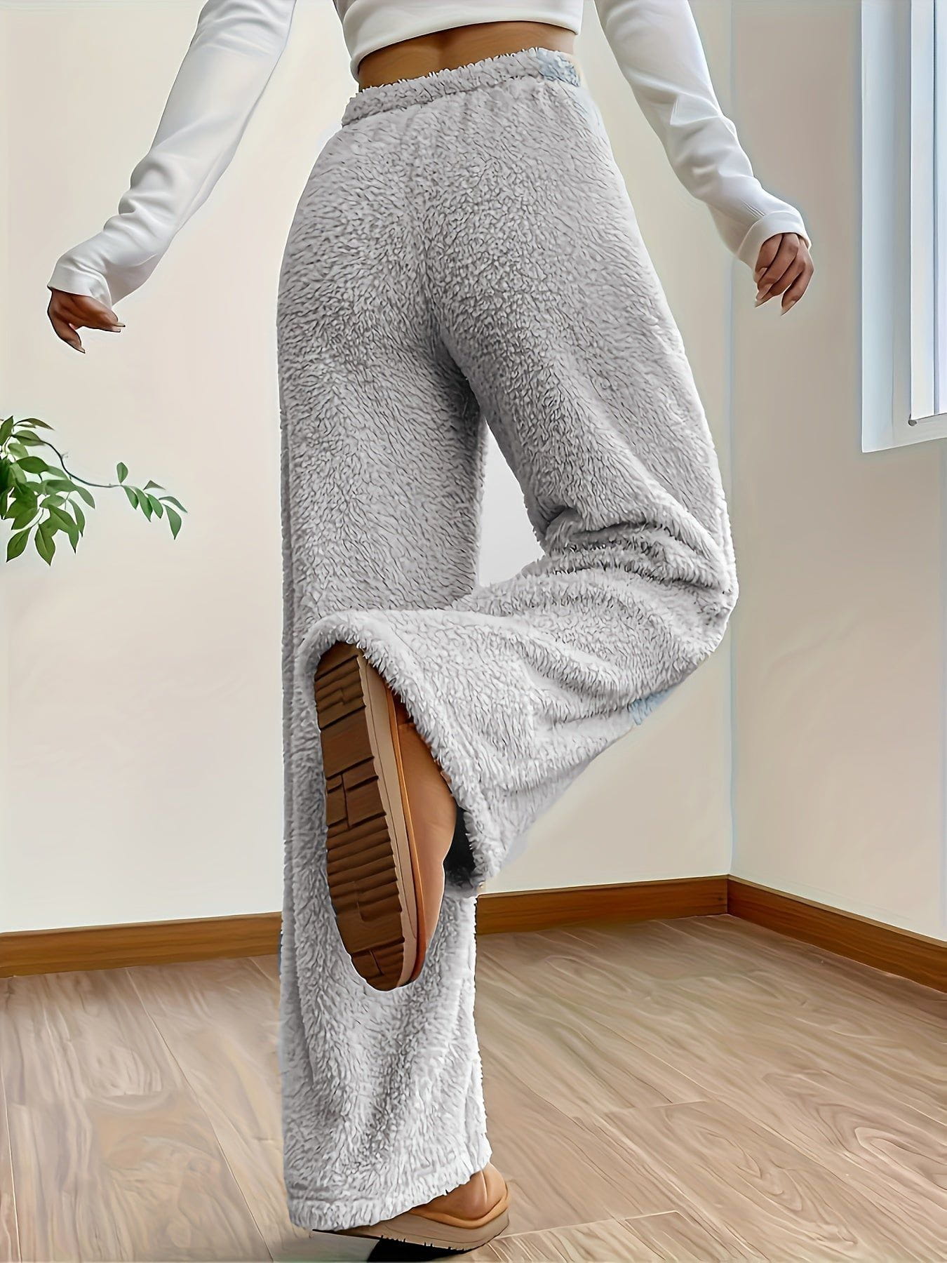 Lavinque Pants Pantalon Polaire Gris | Large | Ultra Douillet et Décontracté