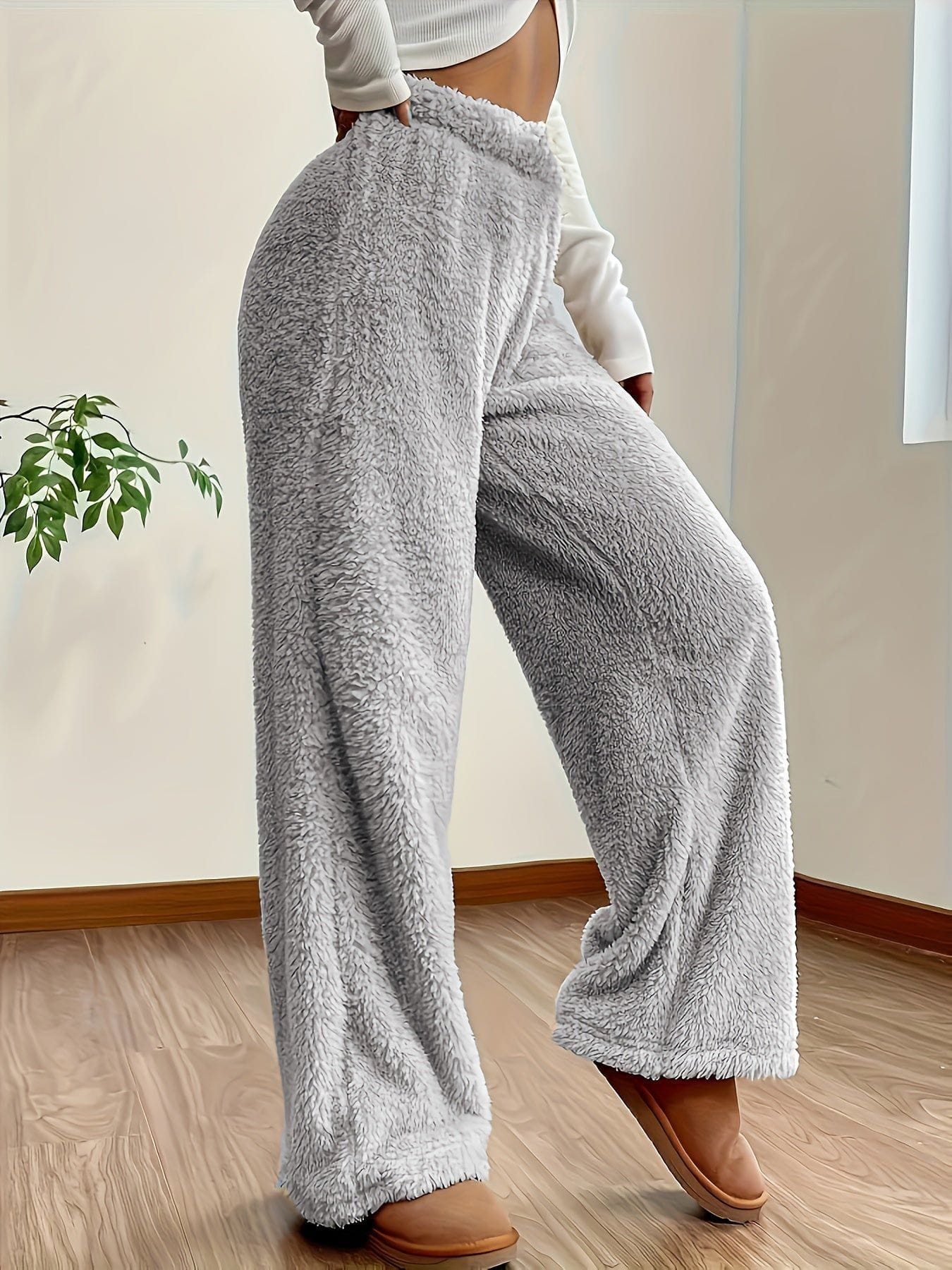 Lavinque Pants Pantalon Polaire Gris | Large | Ultra Douillet et Décontracté