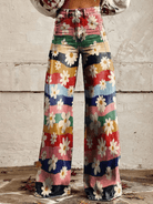 Lavinque Pants Rose / S Pantalon Palazzo | Imprimé Fleuri | Bohème et Coloré