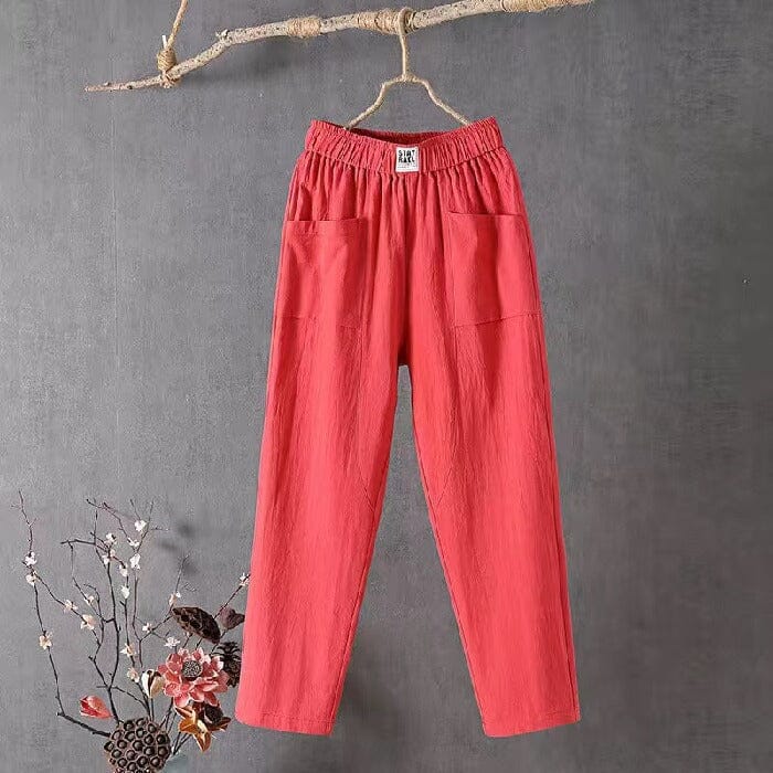 Lavinque Pants Rouge / S Pantalon de jogging | Rose pâle | Confort et style décontracté