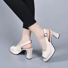 Lavinque Sandals Beige / 35 Sandales à Talons Hauts | Noires | Élégance et Modernité