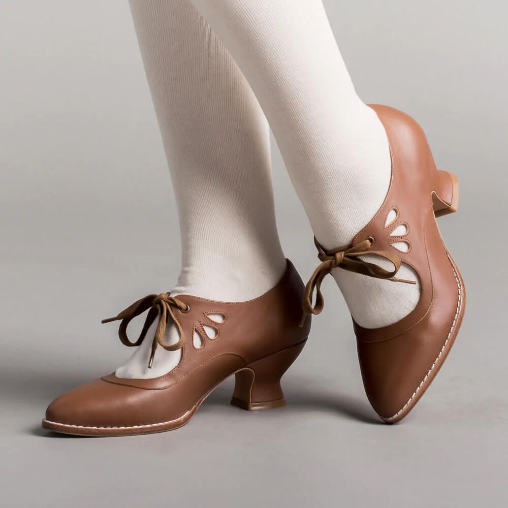 Lavinque Sandals Chaussures Vintage à Talon Bas | Élégance Rétro | Confort et Style Intemporel