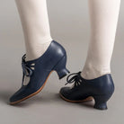 Lavinque Sandals Chaussures Vintage à Talon Bas | Élégance Rétro | Confort et Style Intemporel
