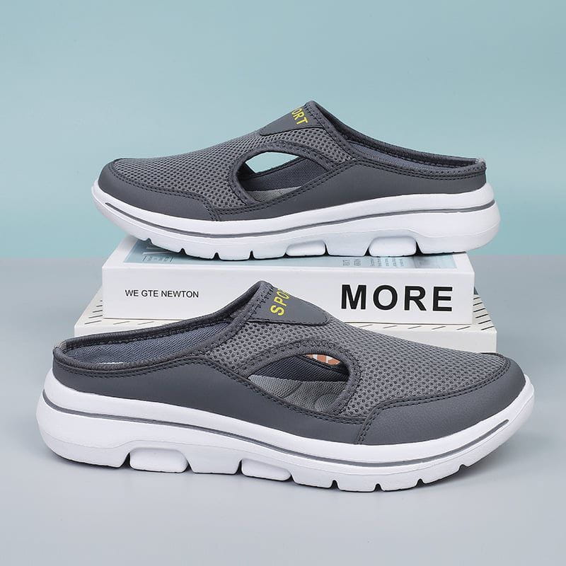 Lavinque Sandals Gris / 39 Sabots de Marche Respirants | Ultra-Légers | Confort au Quotidien