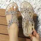 Lavinque Sandals L'or / 36 Sandales Bohème | Bleu | Élégance et Confort Estival