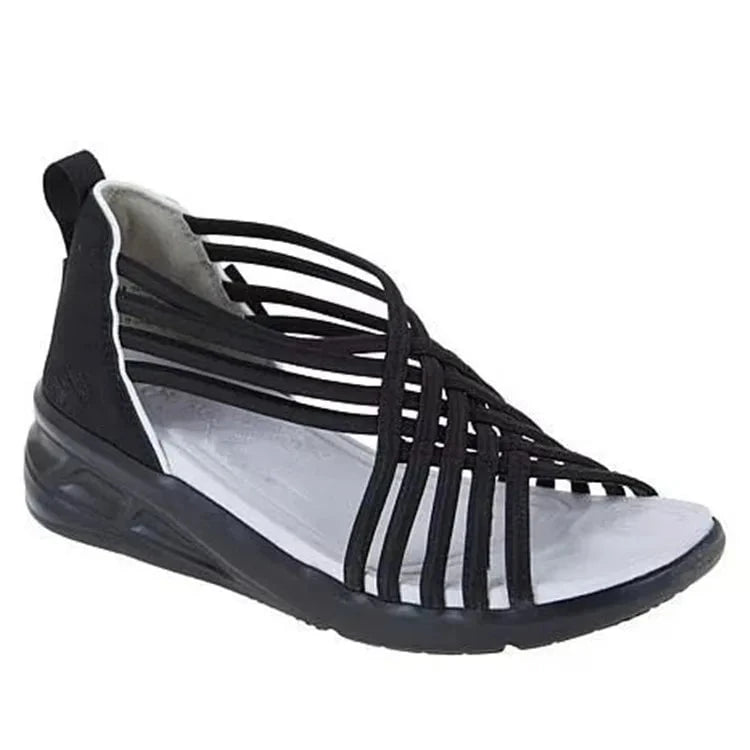 Lavinque Sandals Noir / 35 Sandales Femme | Légères & Respirantes | Confort Estival