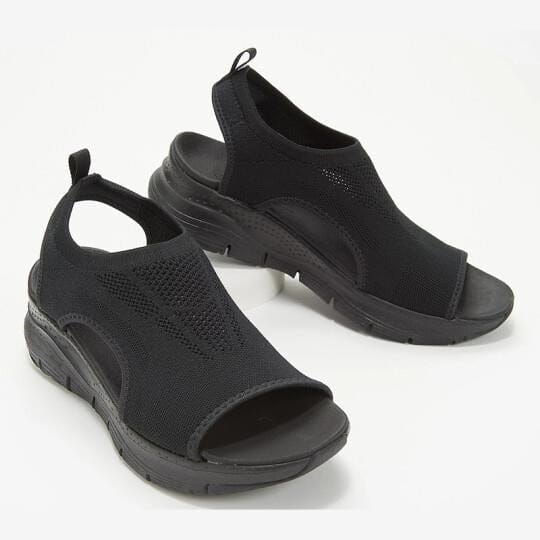Lavinque Sandals Noir / 35 Sandales Sport Femme | Respirantes & Confortables | Semelle Épaisse Antidérapante
