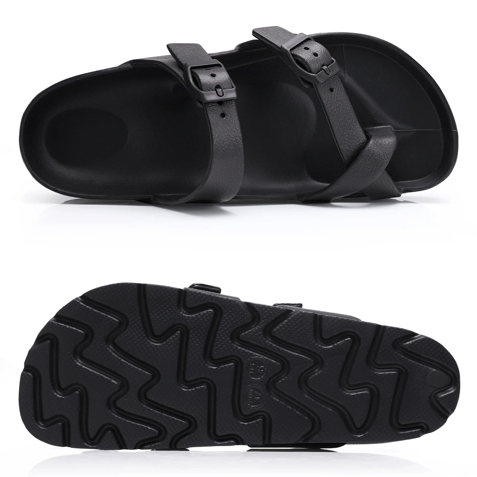 Lavinque Sandals Sandales à Boucles | Confort & Polyvalence | Semelle Épaisse