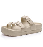 Lavinque Sandals Sandales à Boucles | Confort & Polyvalence | Semelle Épaisse