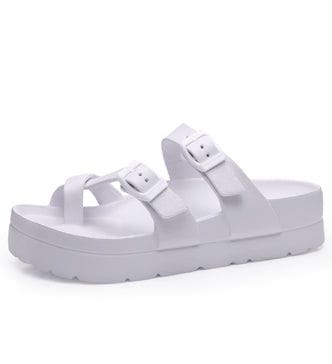 Lavinque Sandals Sandales à Boucles | Confort & Polyvalence | Semelle Épaisse