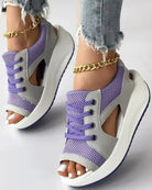 Lavinque Sandals Sandales Baskets à Semelle Épaisse | Confort Style | Look Sport-Chic