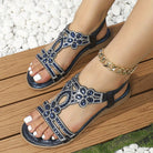 Lavinque Sandals Sandales Bohème | Bleu | Élégance et Confort Estival