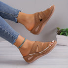 Lavinque Sandals Sandales Compensées Confort | Élégance & Soutien | Idéales pour l'Été
