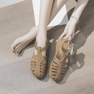 Lavinque Sandals Sandales Confort en Cuir | Respirantes & Élégantes | Talon Compensé