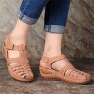 Lavinque Sandals Sandales Confort en Cuir | Respirantes & Élégantes | Talon Compensé