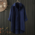 Lavinque Shirts Bleu / S Chemise Oversize | Élégance Décontractée | Polyvalente et Chic